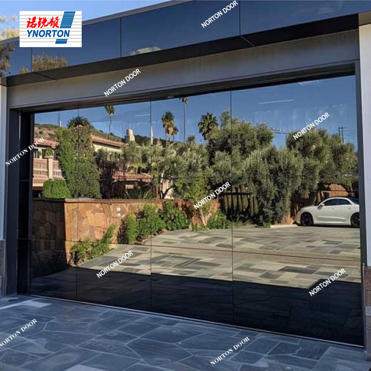 Customization Aluminium Glass Garage Door
